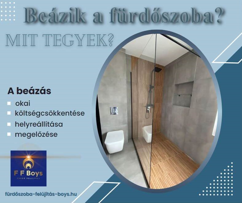 fürdőszoba beázás