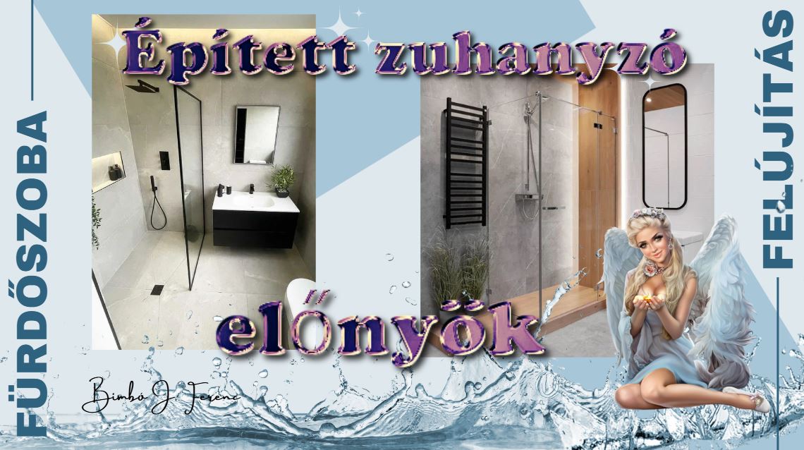 épített zuhanyzó előnyök