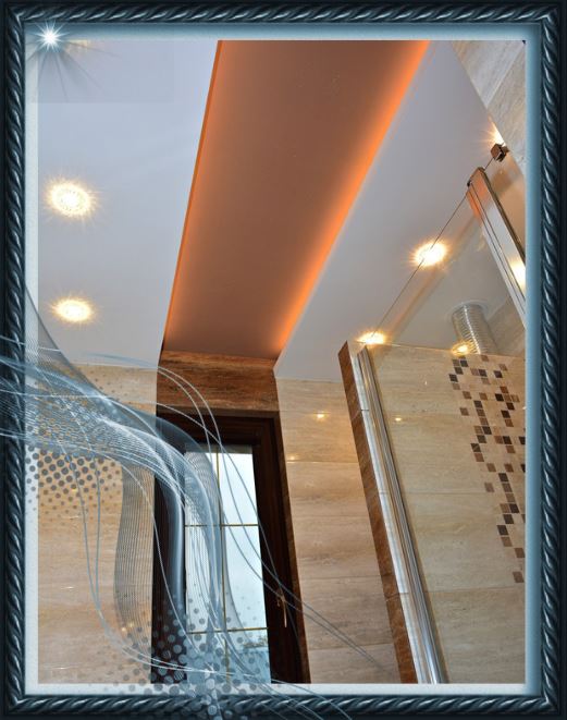 fürdőszoba felújítás álmennyezet led világítás