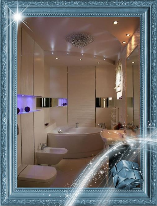 fürdőszoba kád felett álmennyezet