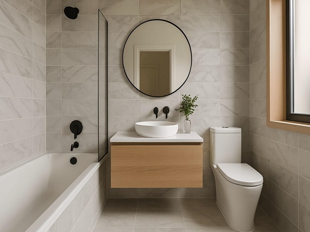 fürdőszoba anyag választás