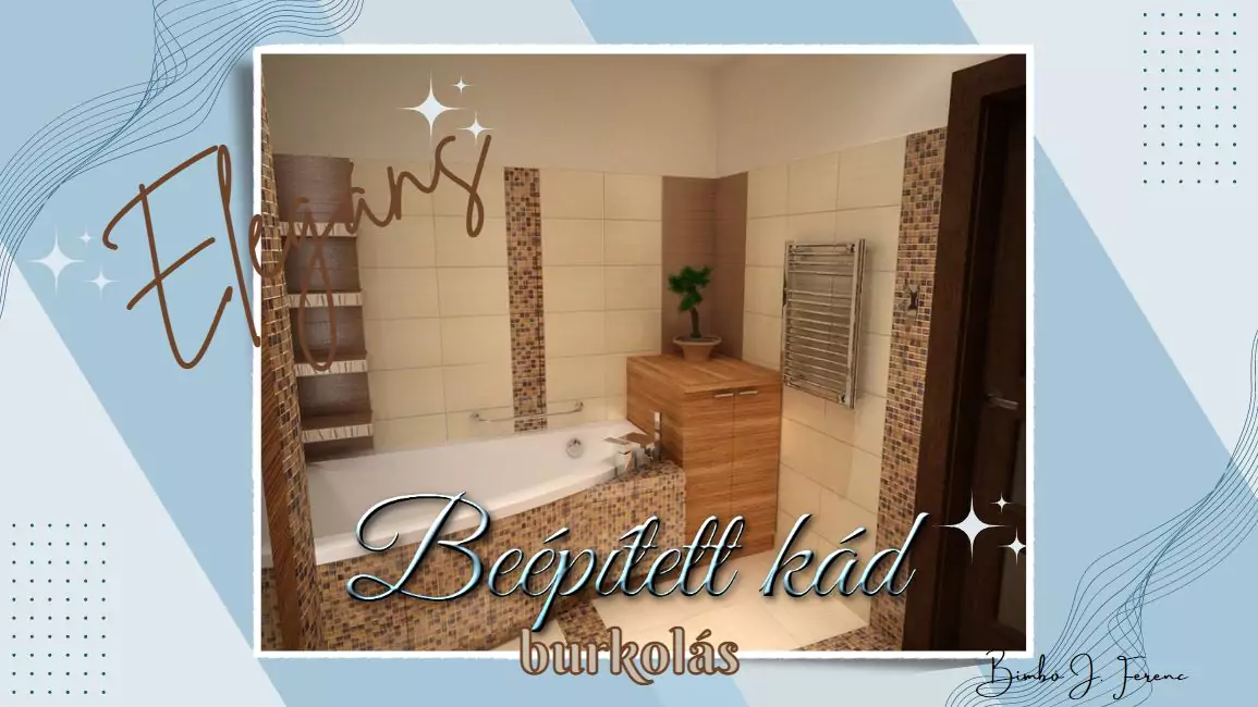 fürdőszoba felújítás, kád burkolás