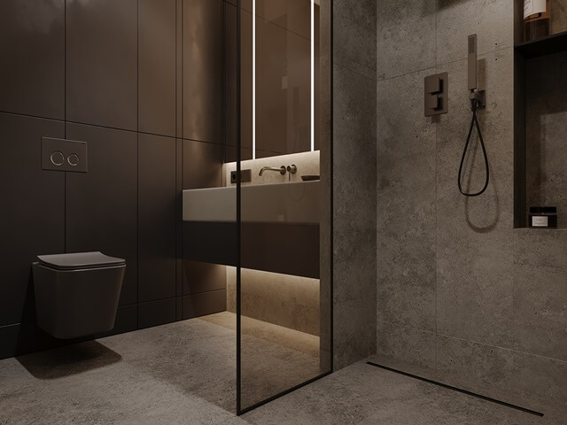 Fürdőszopba burkolat alatt