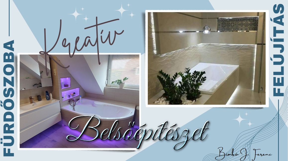 kreatív fürdőszoba felújítás