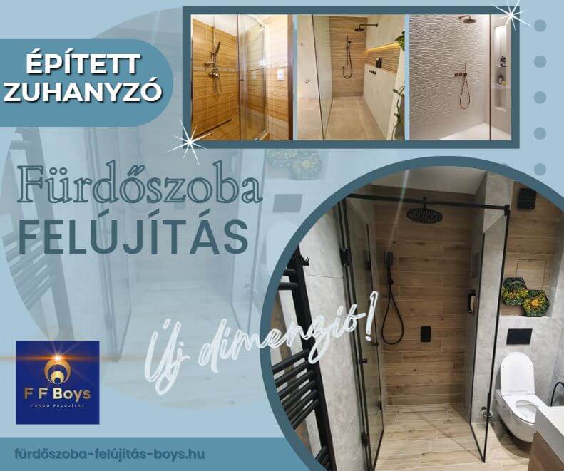 épített zuhanyzó