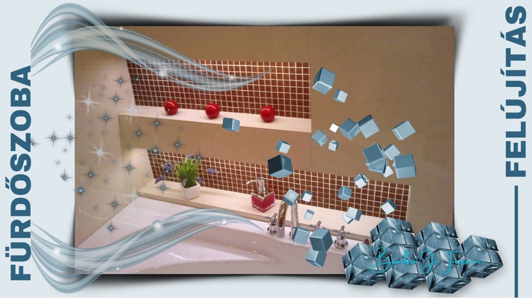 fürdőszoba falfülke hangulatvilágítás