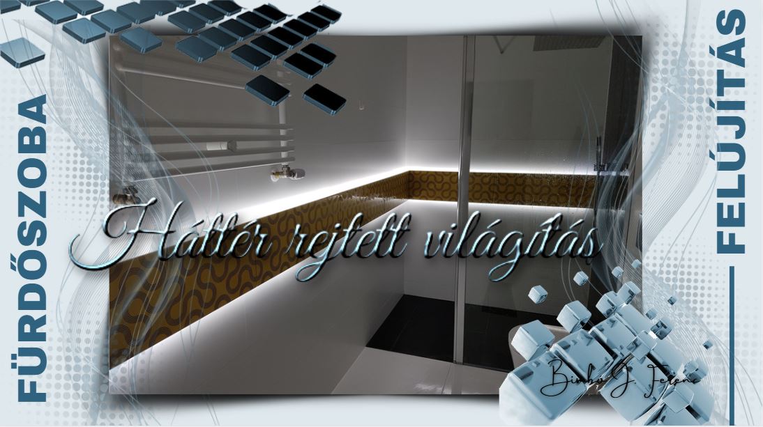 bordűr csík hátteret megvilágító hangulatfény