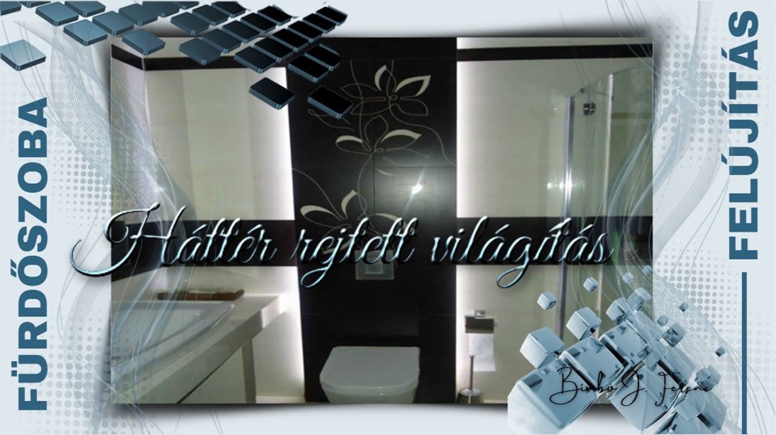 fürdőszoba háttér hangulatvilágítás