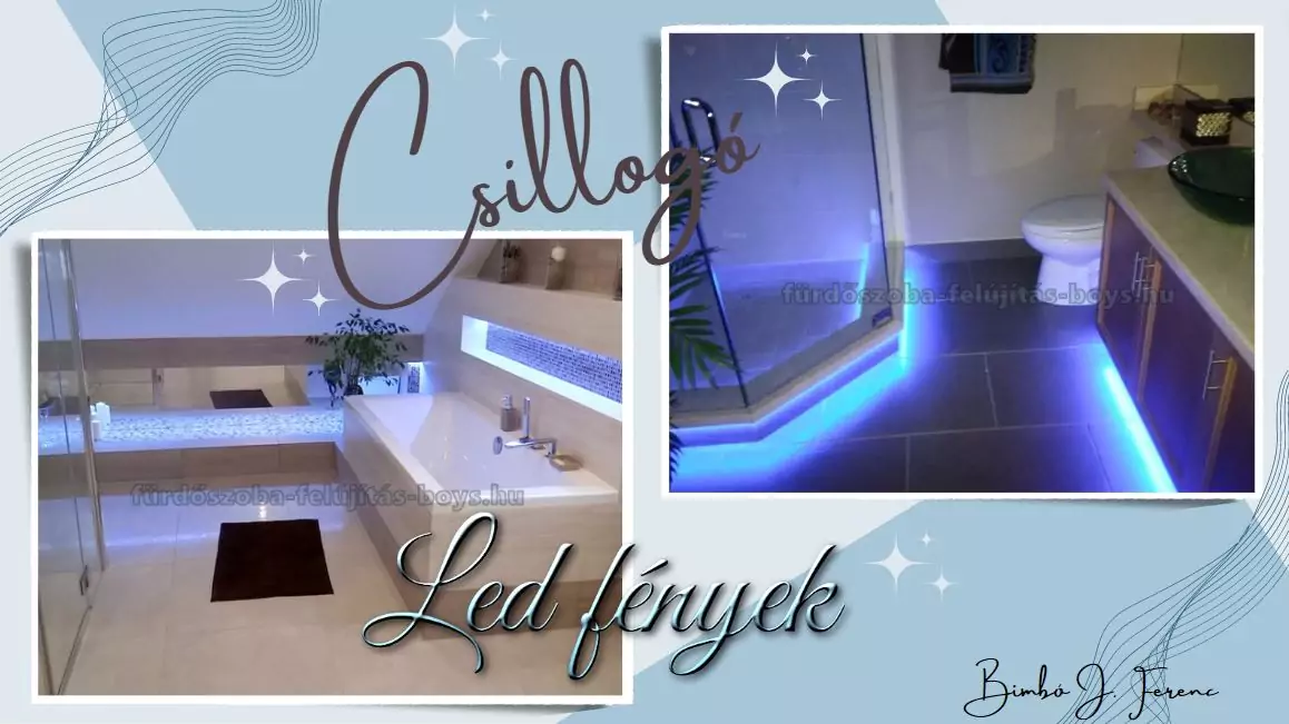 fürdőszoba hangulat világítás