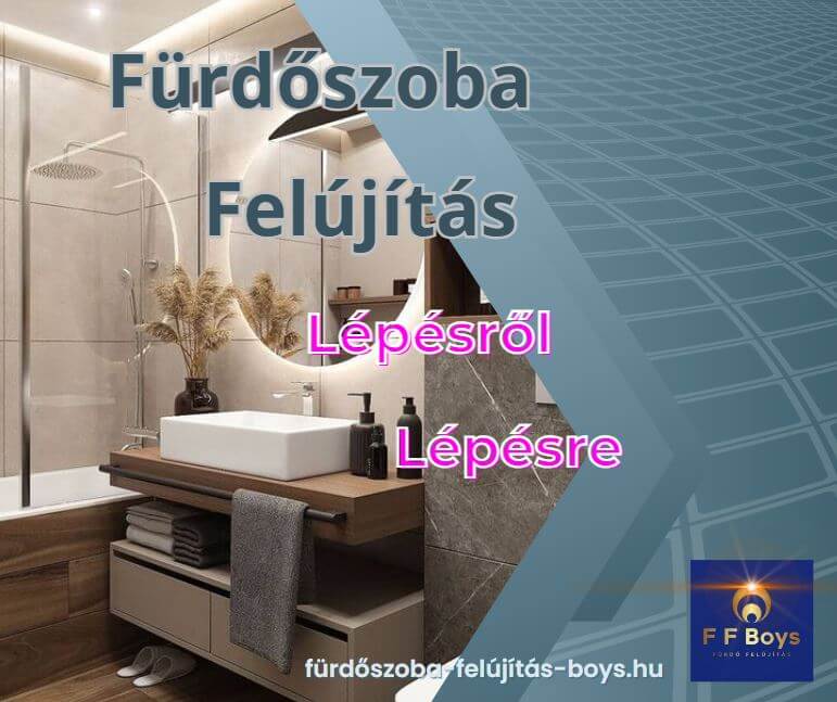 fürdőszoba felújítás lépésről, lépésre