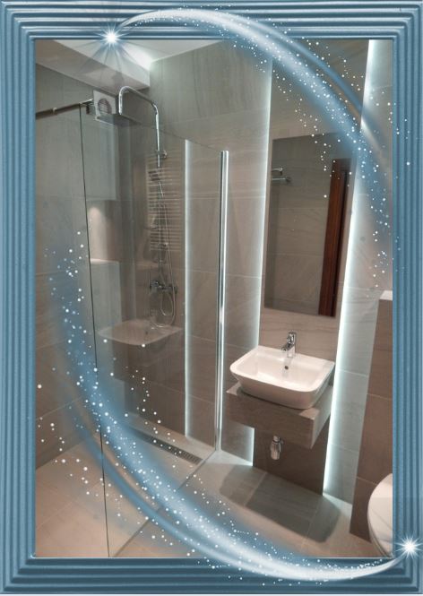 hangulatvilágítás fürdőszobában