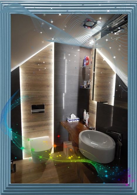 fürdőszoba felújítás háttérvilágitás