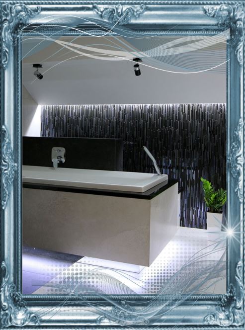 fürdőszoba felújítás kádbelépő rejtett hangulatvilágítás