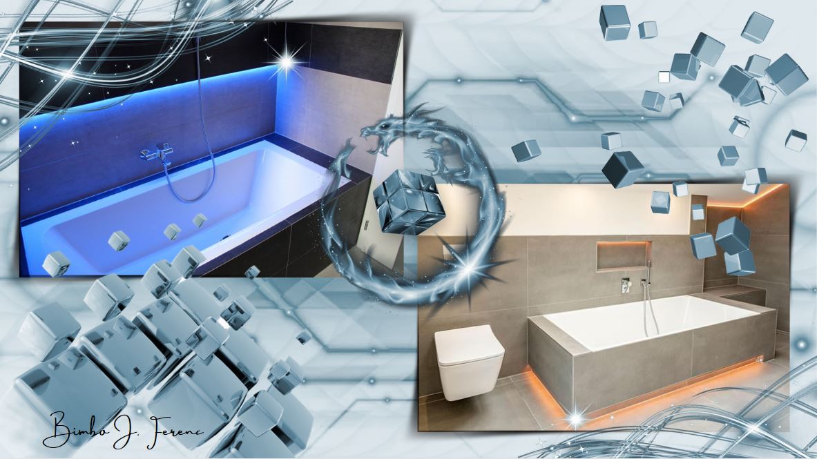 fürdőszoba rejtett világítás