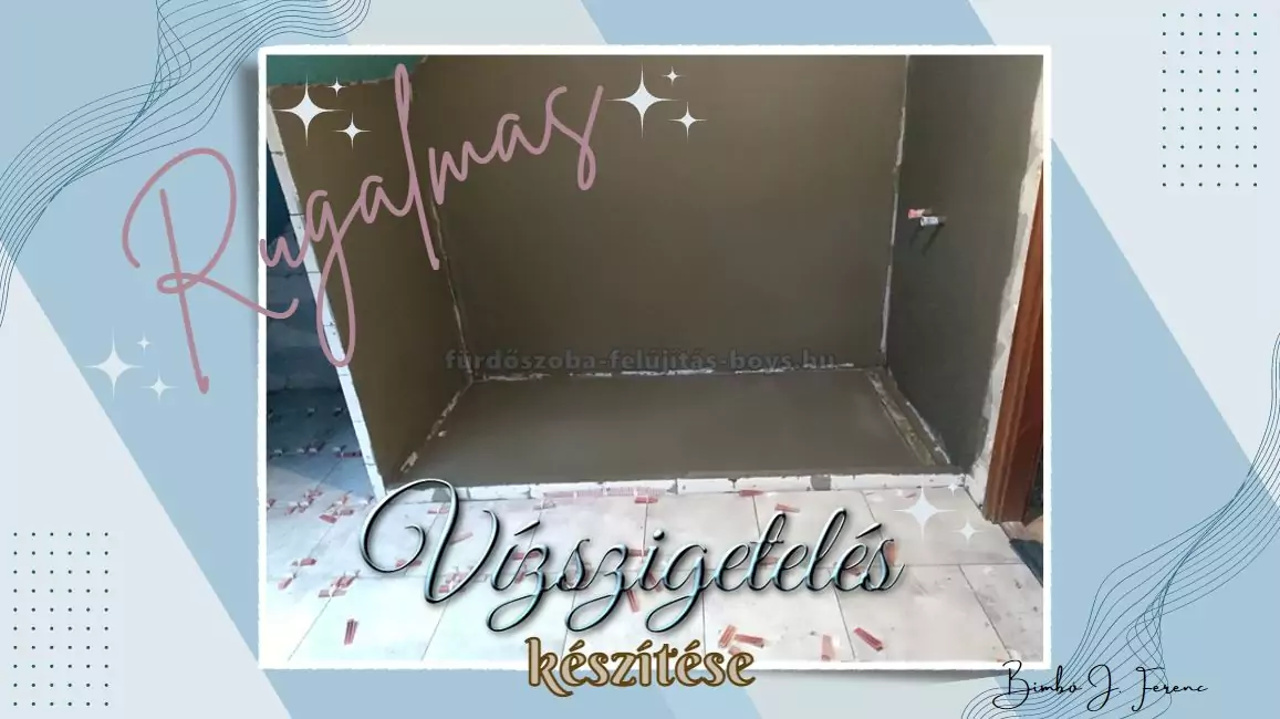 zuhanyzó vízszigetelés