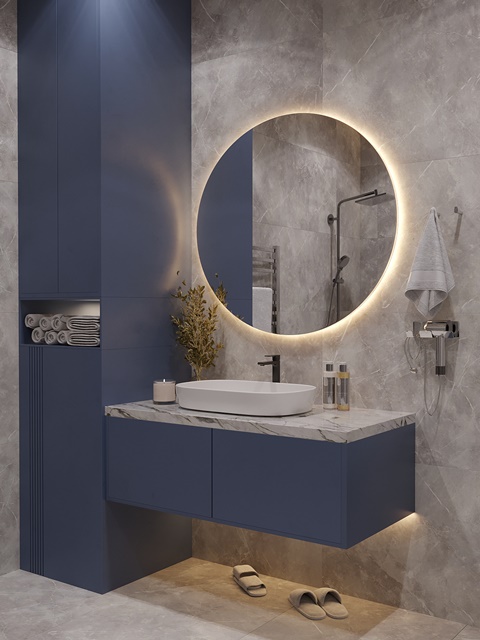 fürdőszobai lengő mosdó