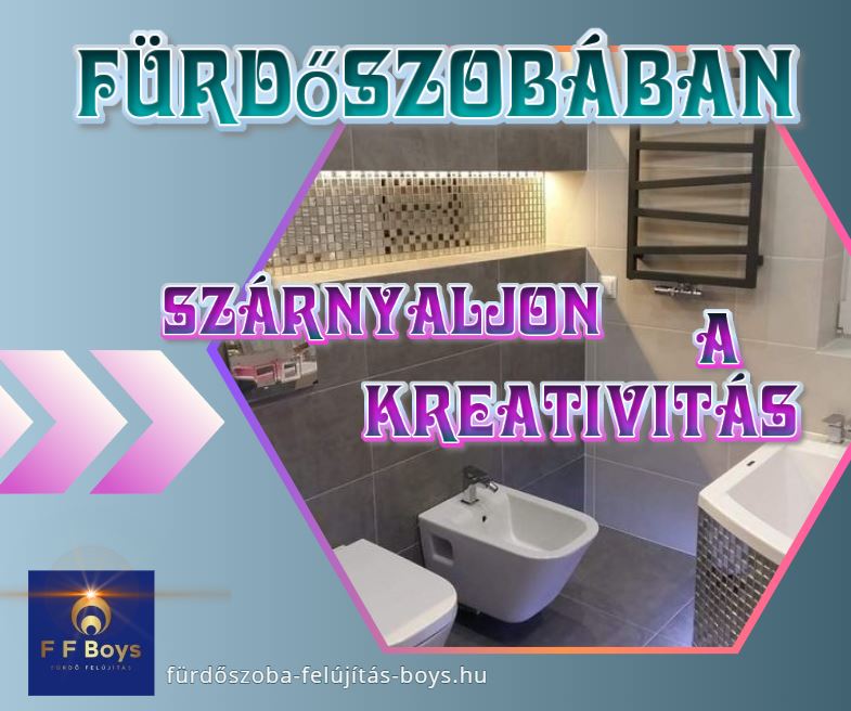 kreatív fürdőszoba felújítás 