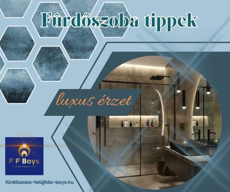 fürdőszoba luxus érzet