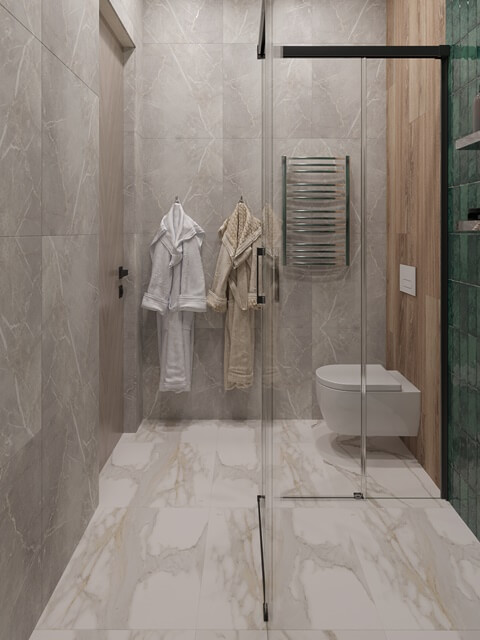 Modern burkoló anyagok fürdőszoba felújításhoz