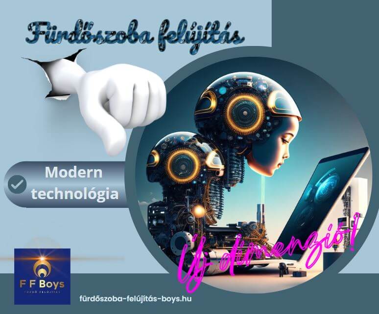 fürdőszoba modern technológia