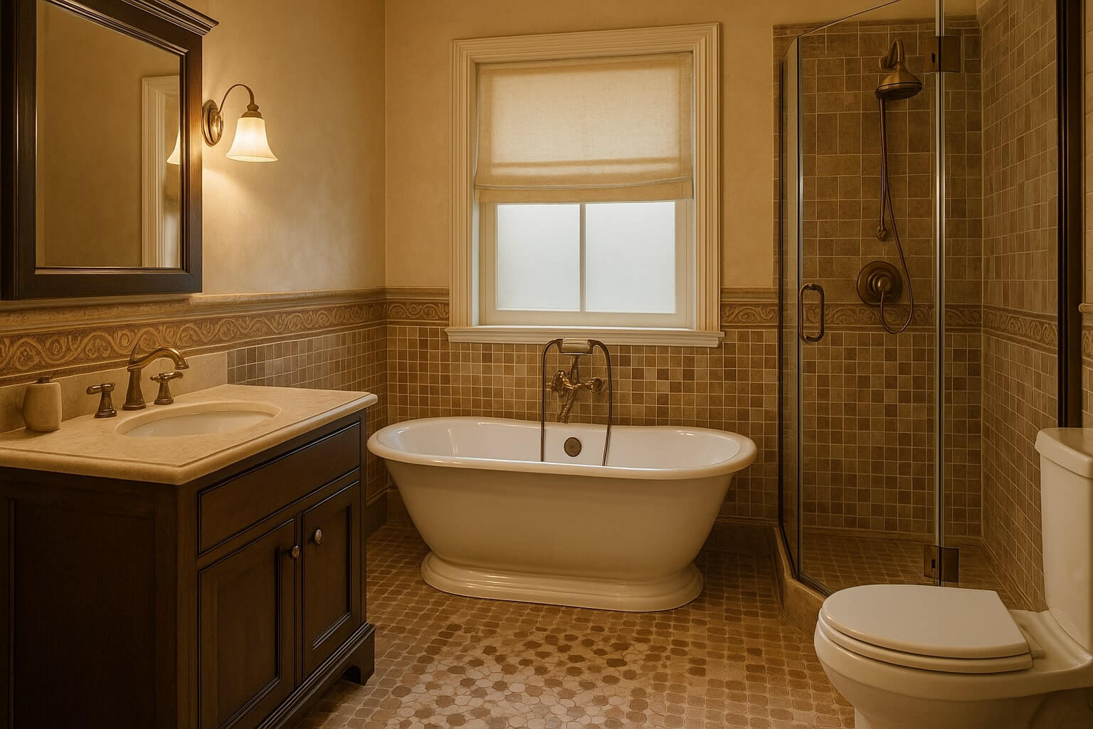 örökölt fürdőszoba