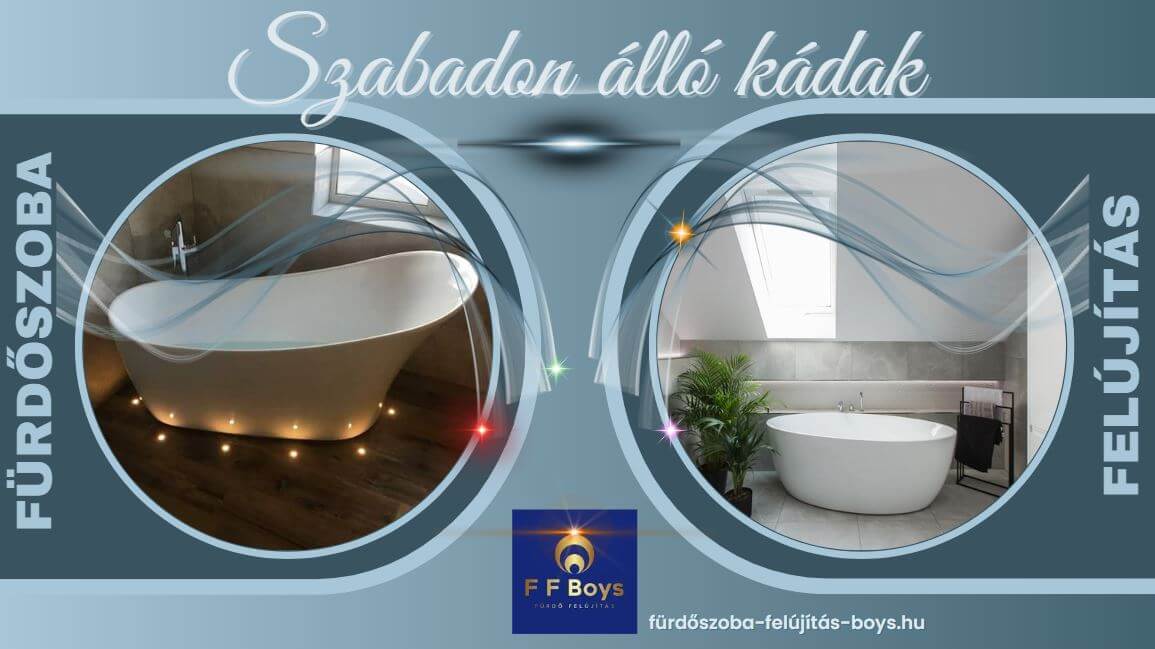 szabadon álló kád
